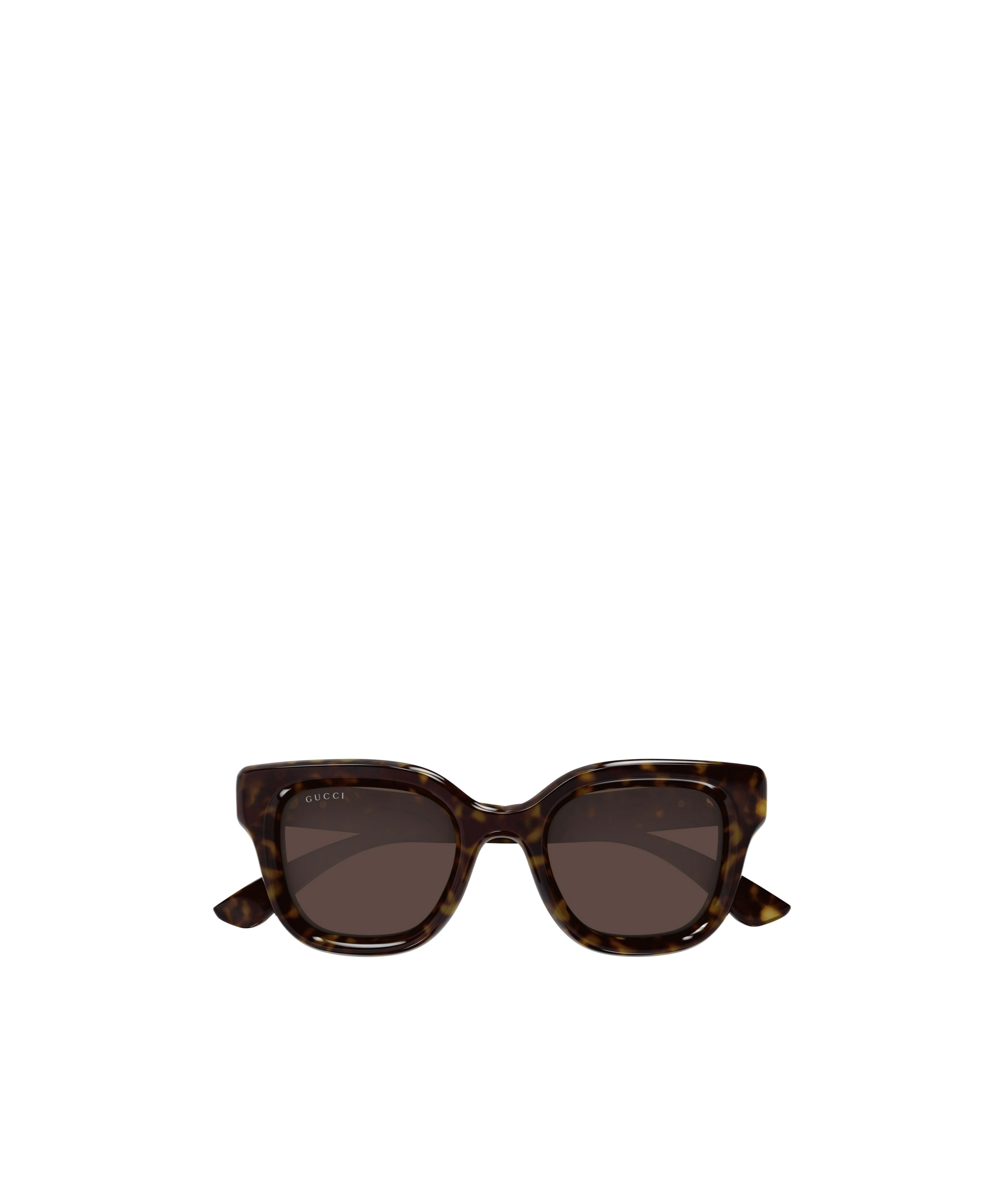 Gucci Geometric Frame Sunglasses In Black