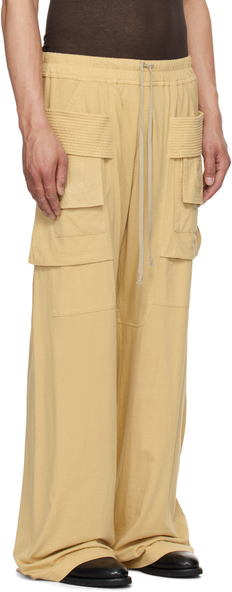 RICK OWENS DRKSHDW CARGO DRAWSTRING OVERALLS