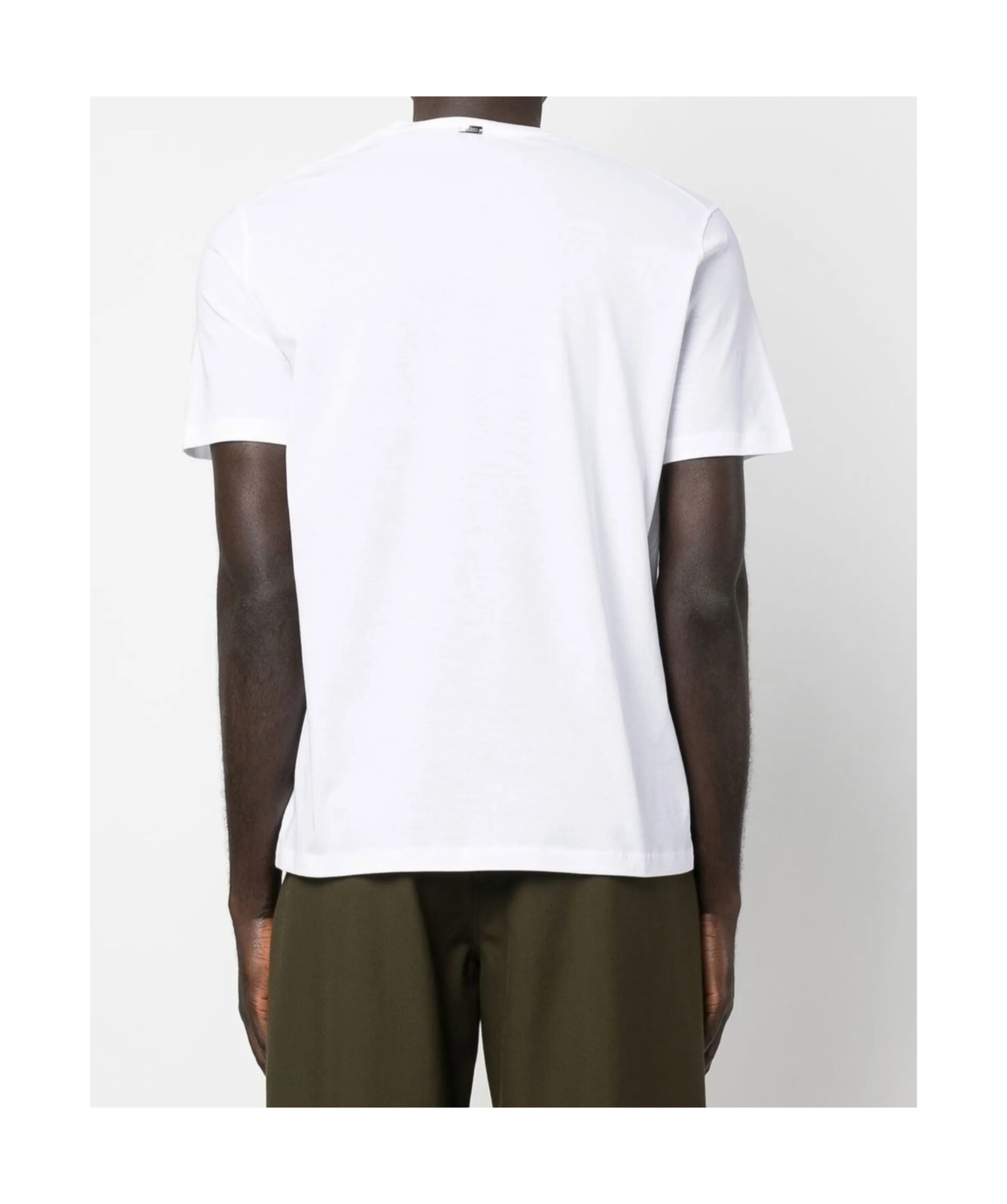 Herno T-shirt In Superfine Cotton Stretch And Light Scuba In White