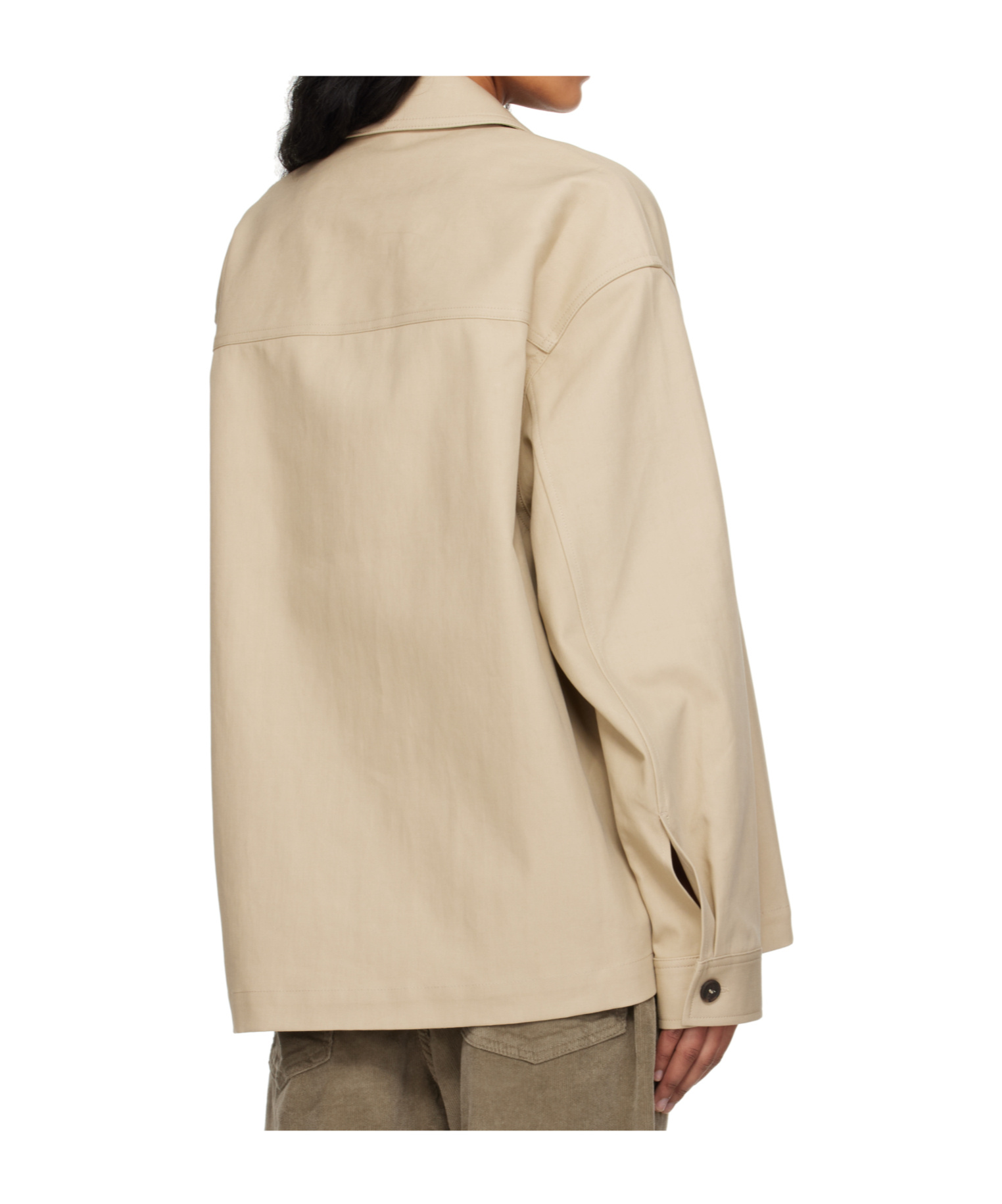 Studio Nicholson Long Sleeve Casual Jacket In Neutral