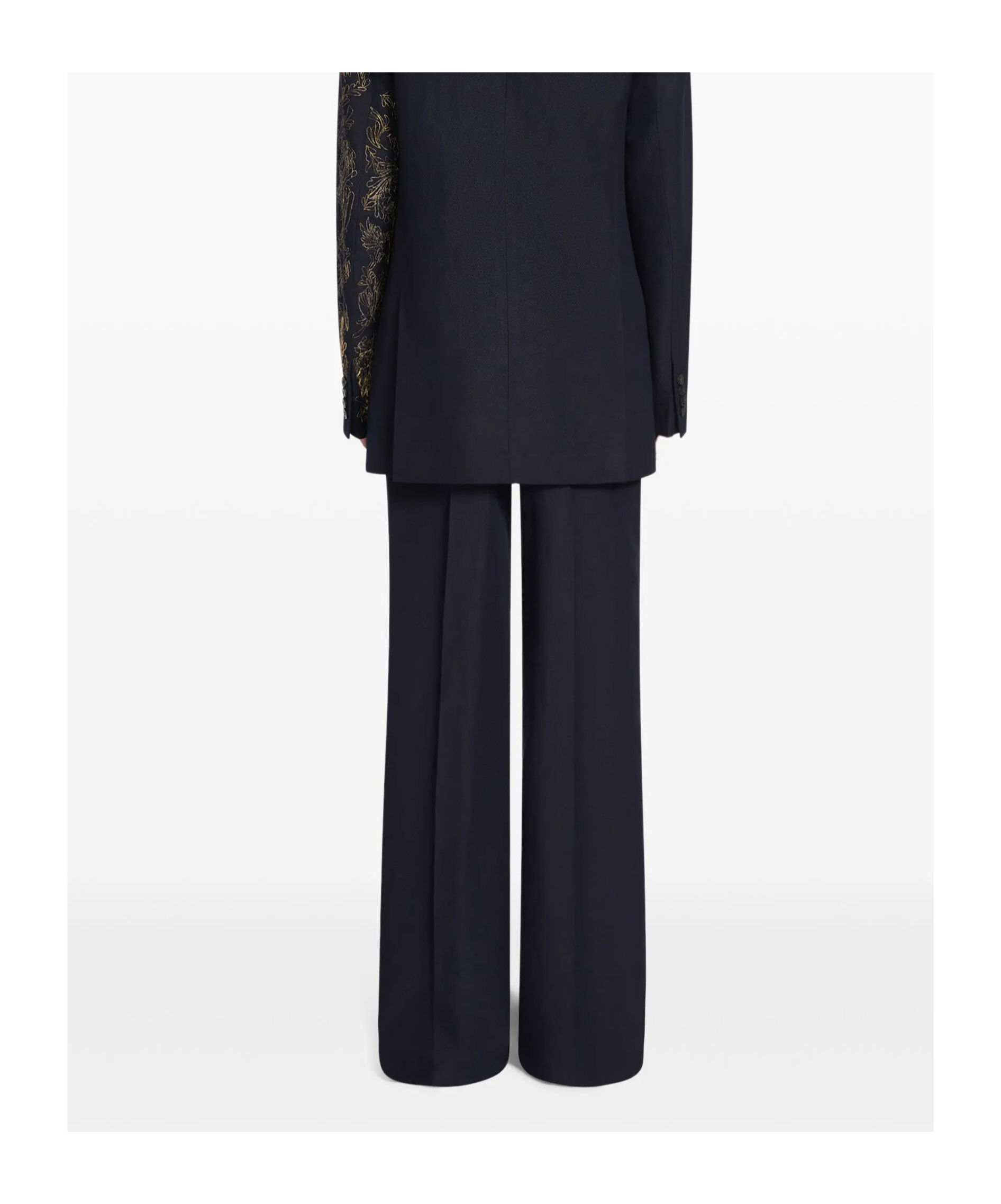 Dries Van Noten Belt-loop Casual Pants In Black