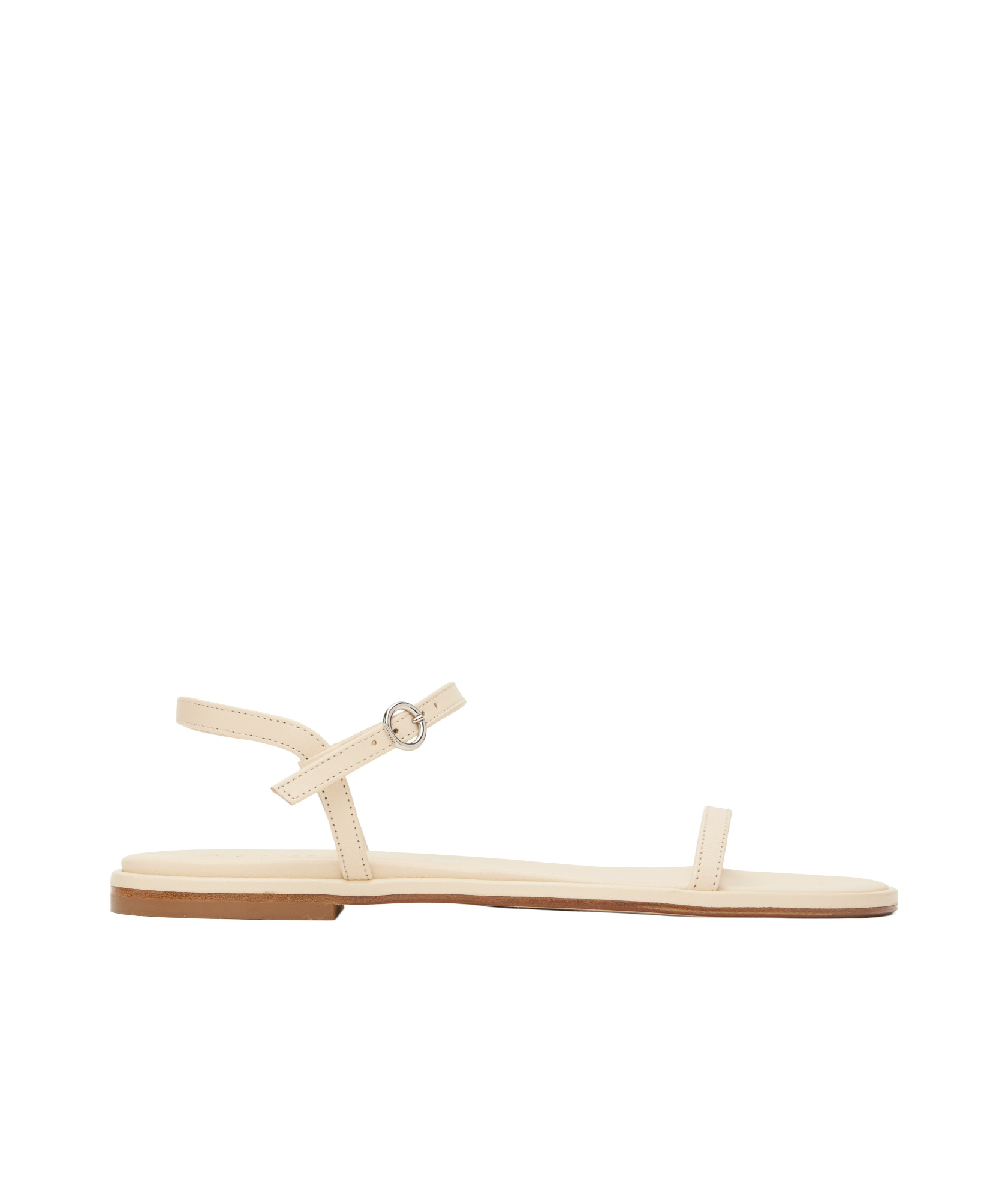 Aeyde Off-white Nettie Leather Sandals