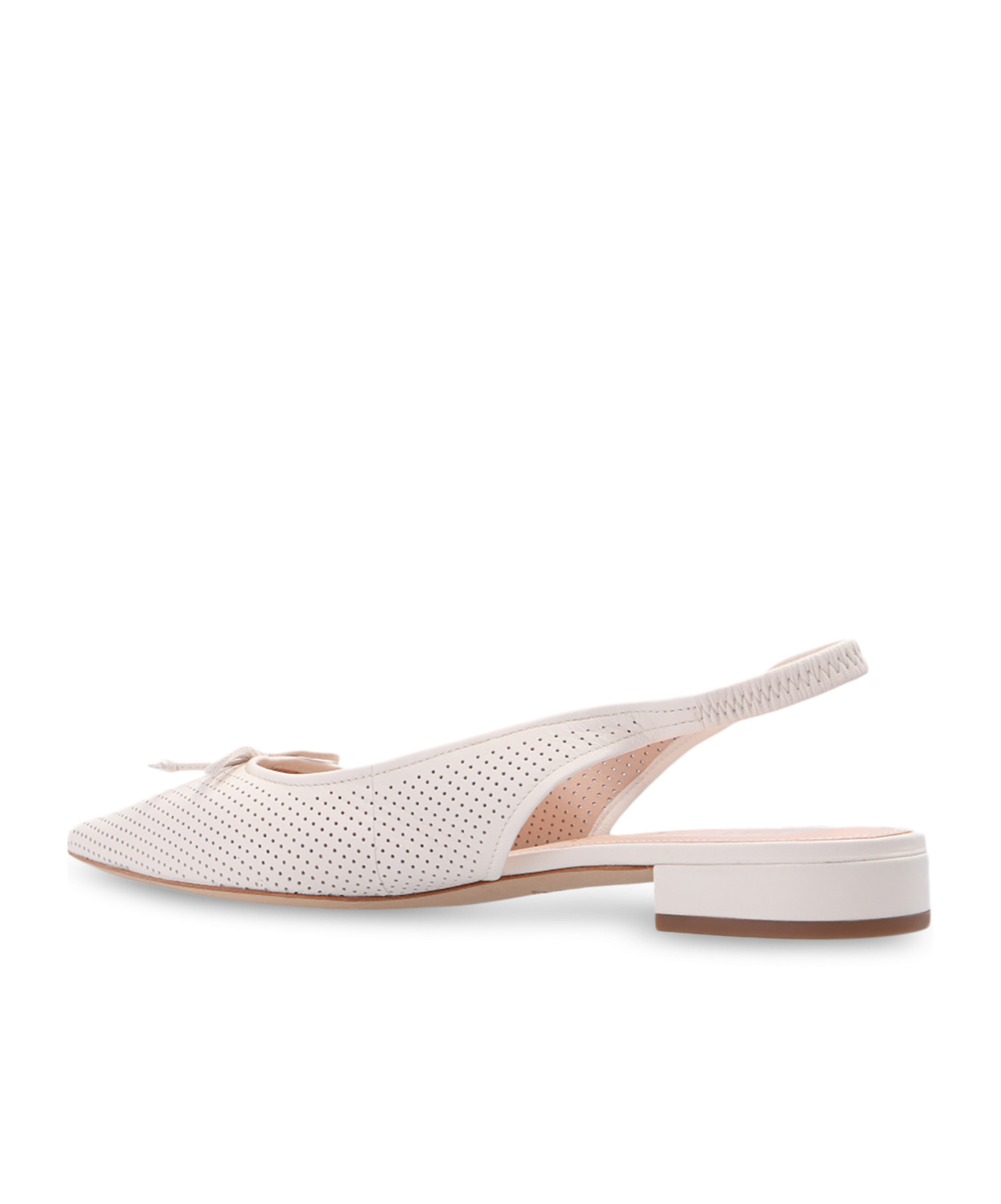 Kate Spade Pointed Toe Flat Sandals In Cream