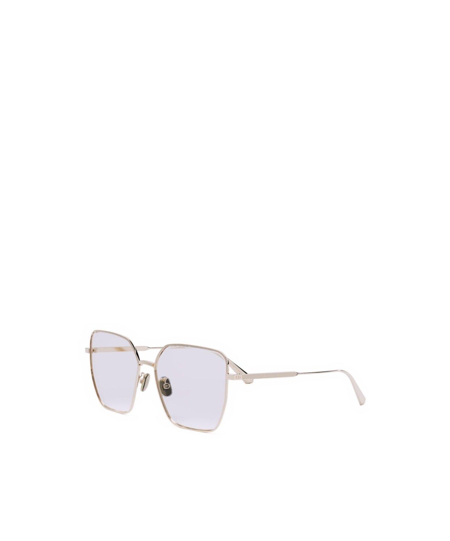 Dior Logo Flat Mirror In Purple