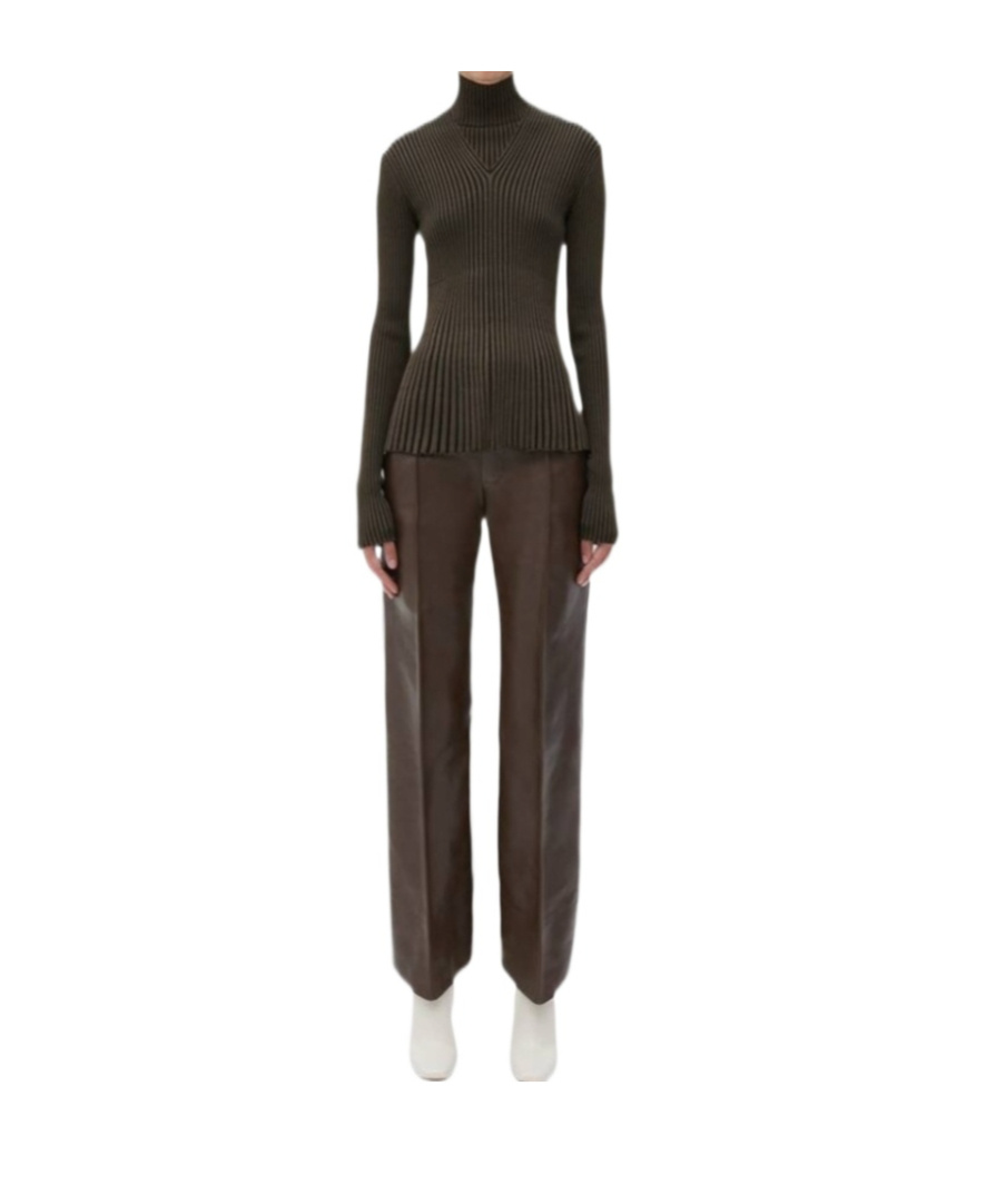 BOTTEGA VENETA BOTTEGA VENETA LIGHTWEIGHT PLEATED JUMPER