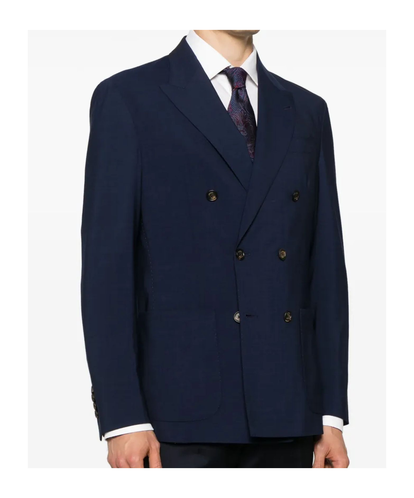 Eleventy Double-breasted Blazer