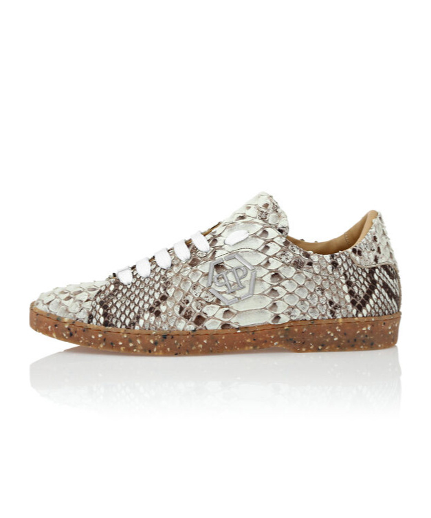 PHILIPP PLEIN ROUND HEAD LOW-CUT CASUAL SHOES
