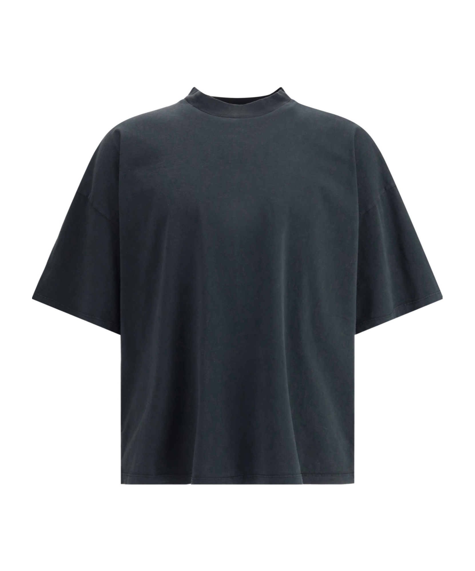 Haikure Drop Shoulder Short-sleeved T-shirt In Black