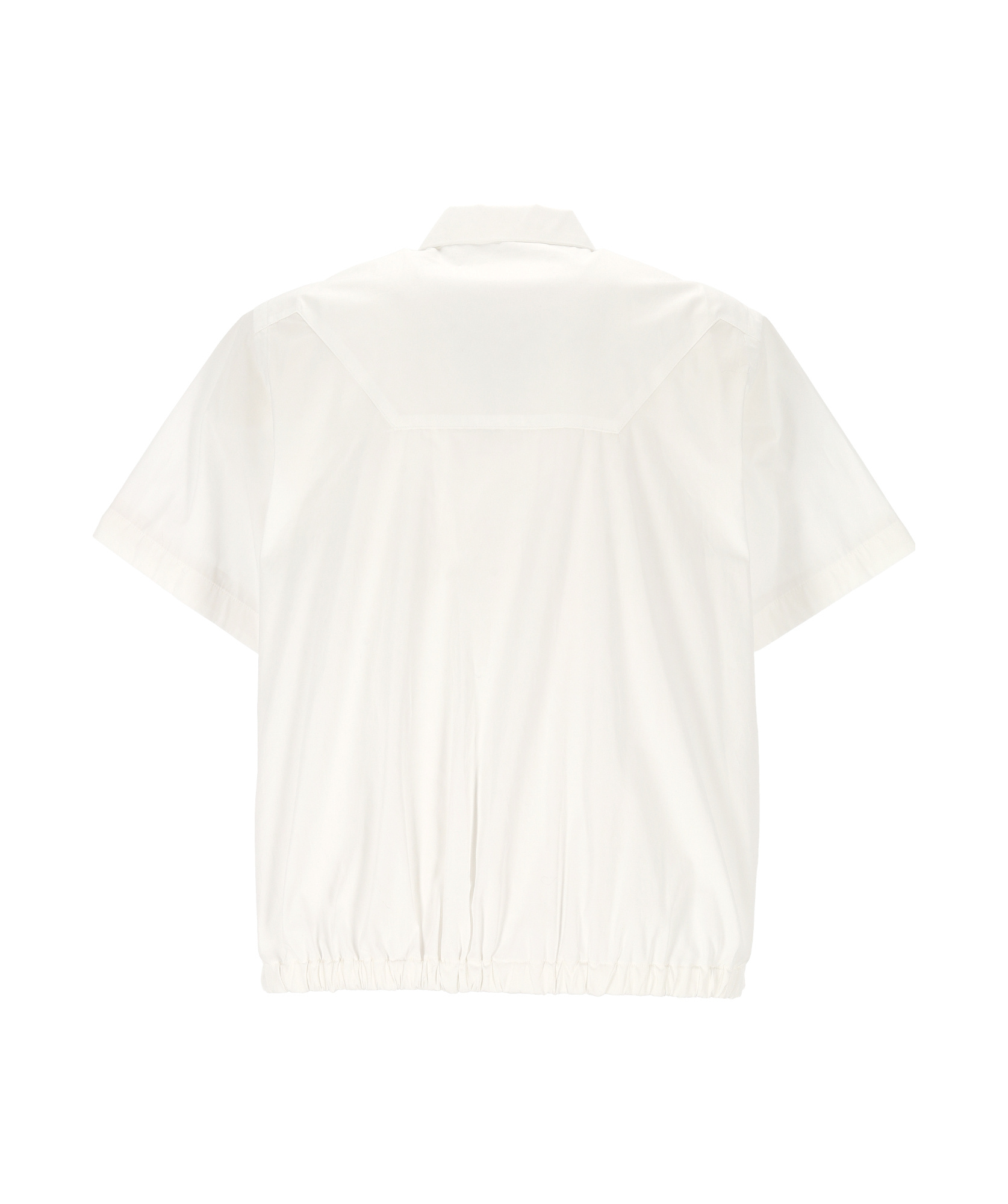Sacai Short-sleeved Shirt In White
