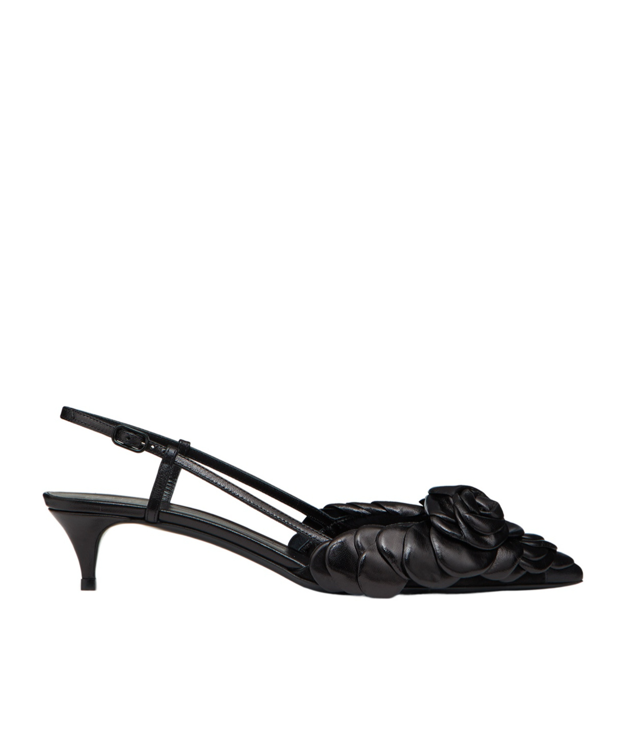 Valentino Garavani Woman Pumps Dark Brown Size 8 Soft Leather In Black