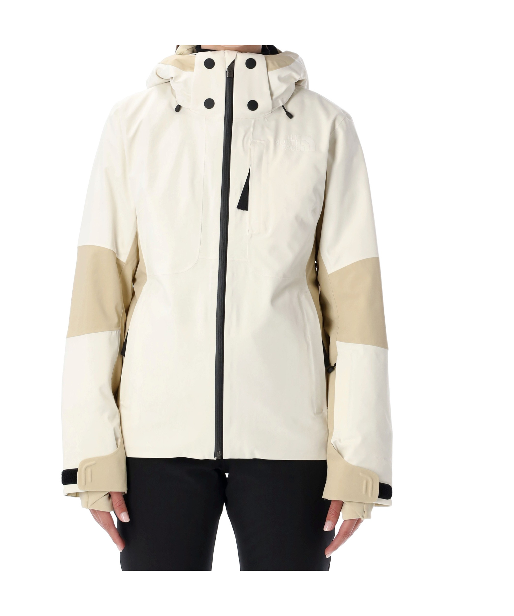 The North Face Lenado Ski Jacket Beige And White In White