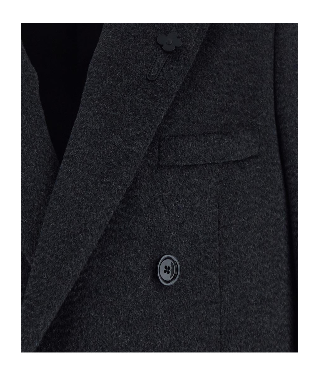 Lardini Stylish Wool Blend Jacket For Men In Black