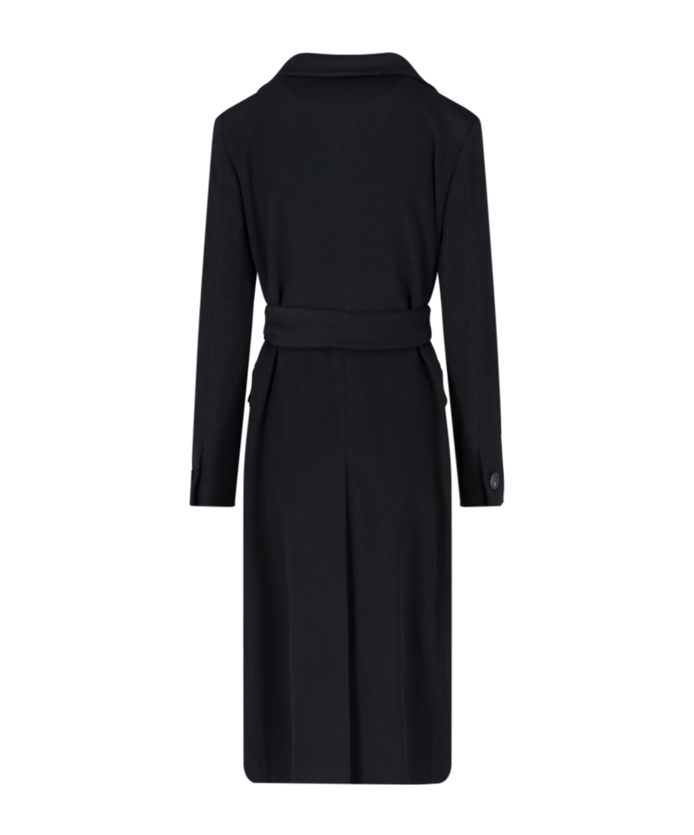 Tagliatore 'jole' Double-breasted Coat In Black