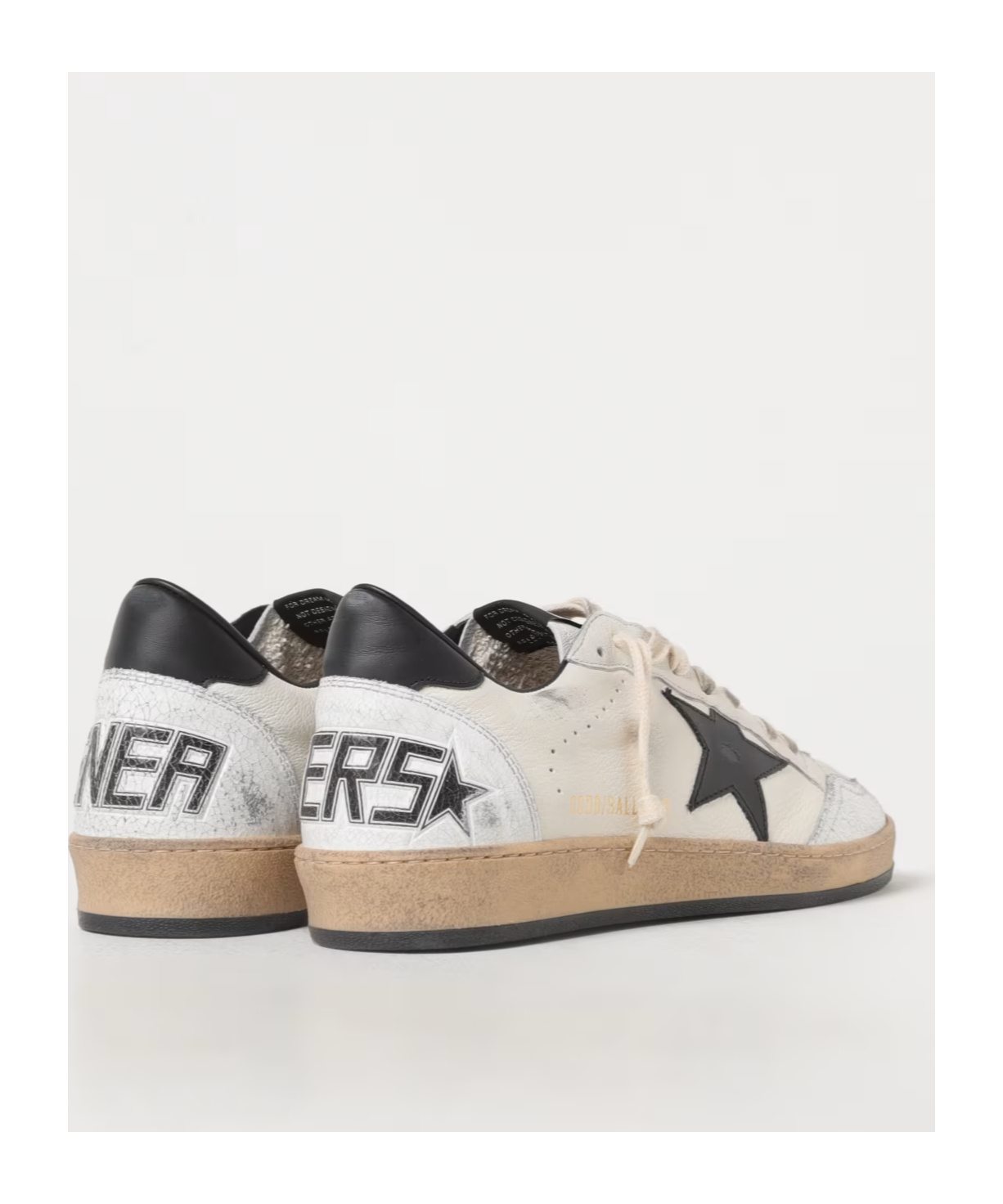 GOLDEN GOOSE BALL-STAR LACE-UP LOW-CUT SNEAKERS