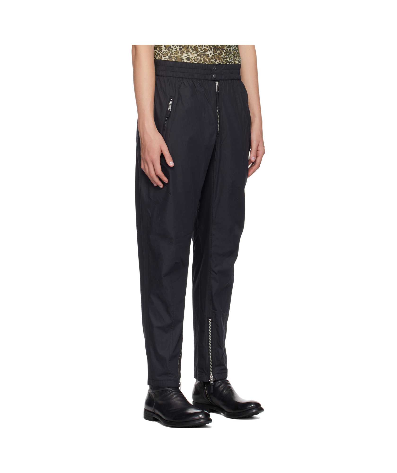 Isabel Marant Elastic Waist Casual Pants In Black