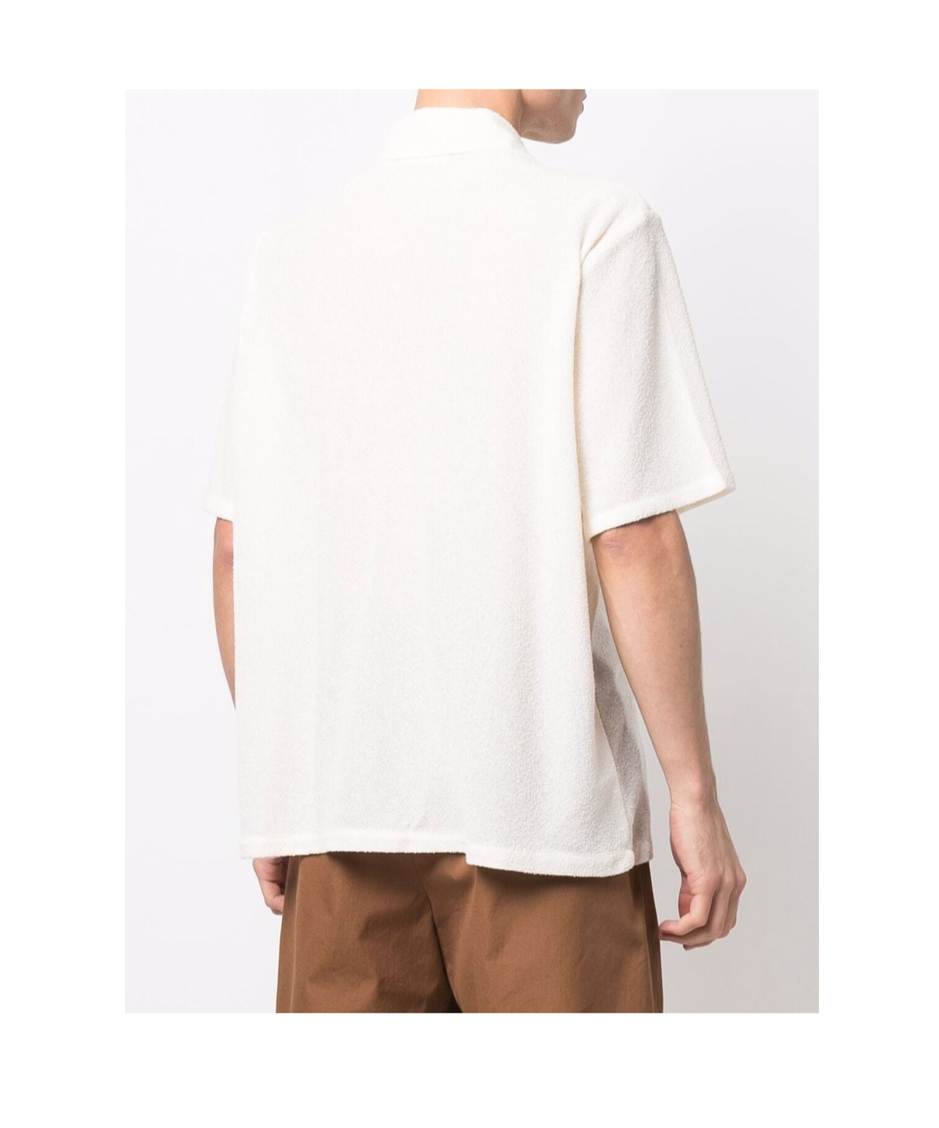 Our Legacy Textured-finish Short-sleeved Box Shirt