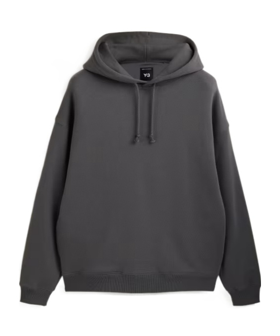 Y-3 Graphic Hoodie Granit In Gray