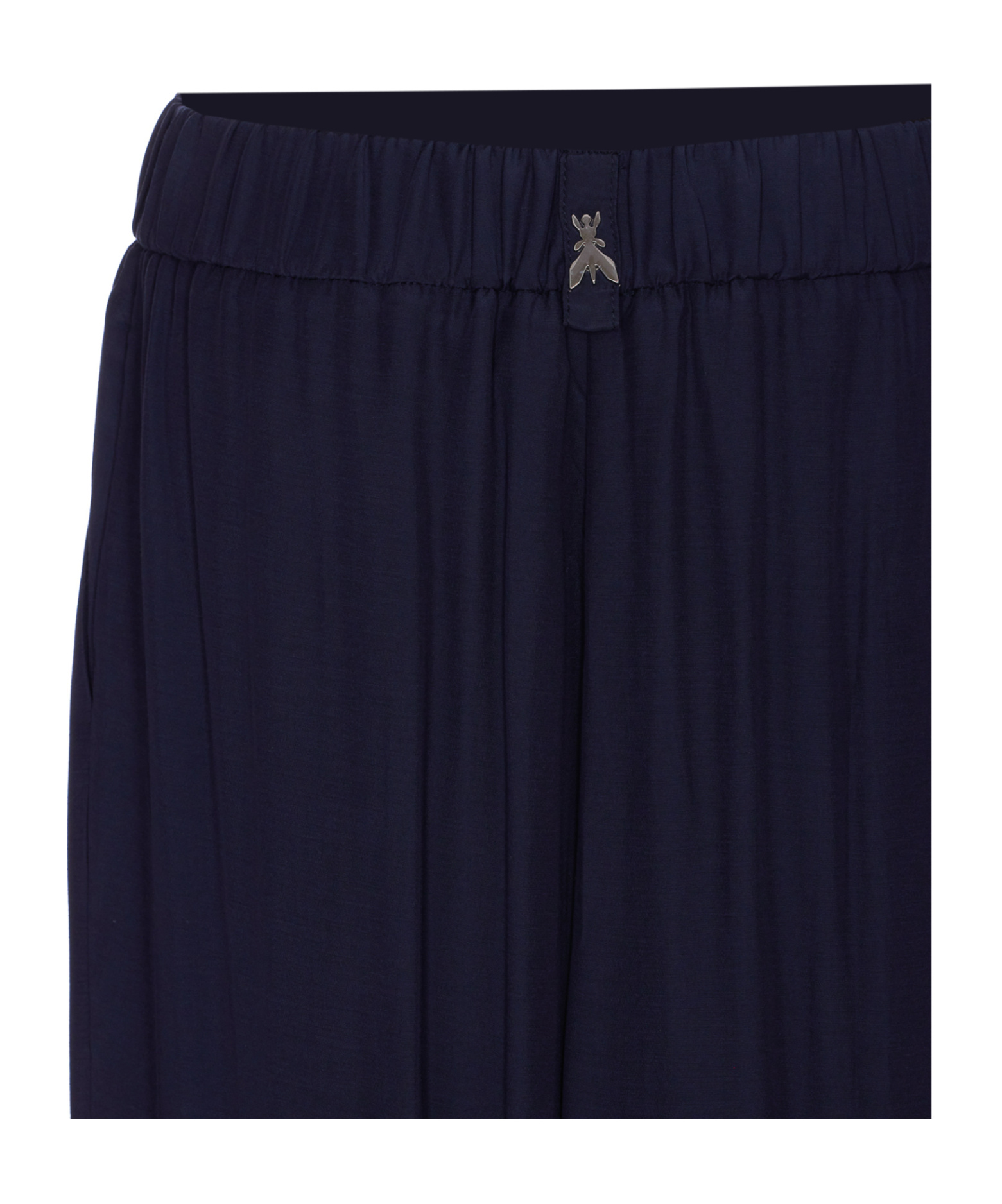 Patrizia Pepe Navy Blue Trousers In Polyester In Blue