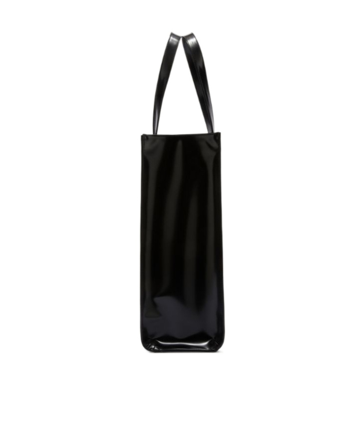 Palm Angels Logo Debossed Open-top Tote Bag In Black