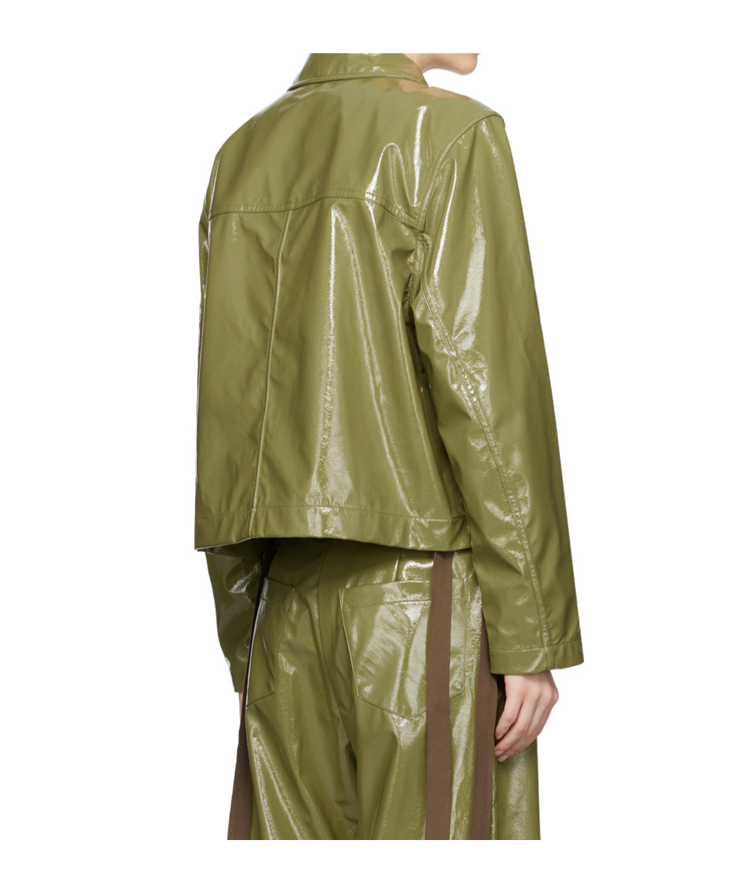 Song For The Mute Cropped Glossy Jacket