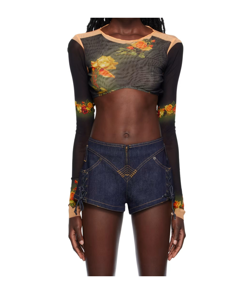 Jean Paul Gaultier 'the Fleurs Petit Grand' T-shirt