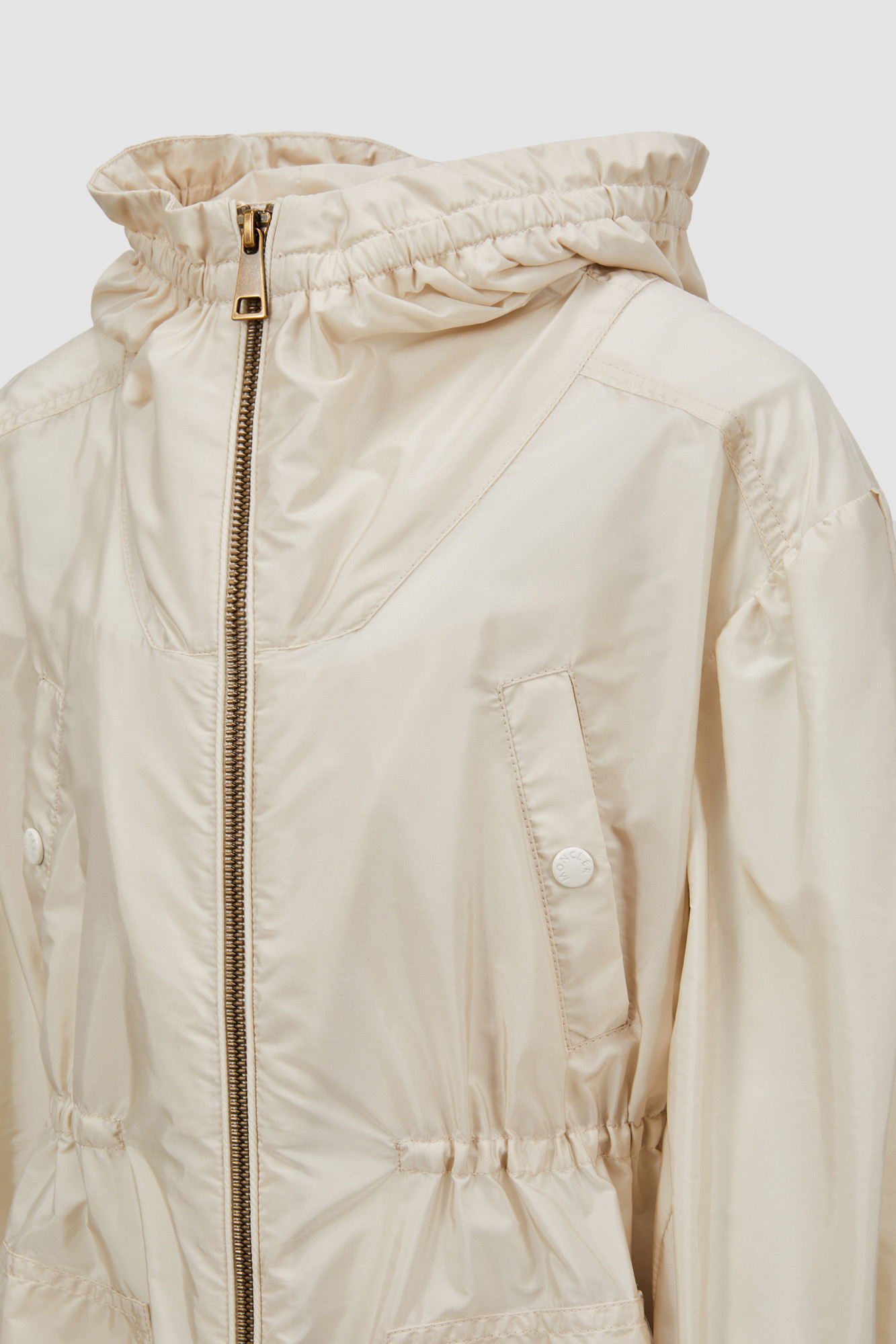 Moncler Bessie Hooded Jacket In White