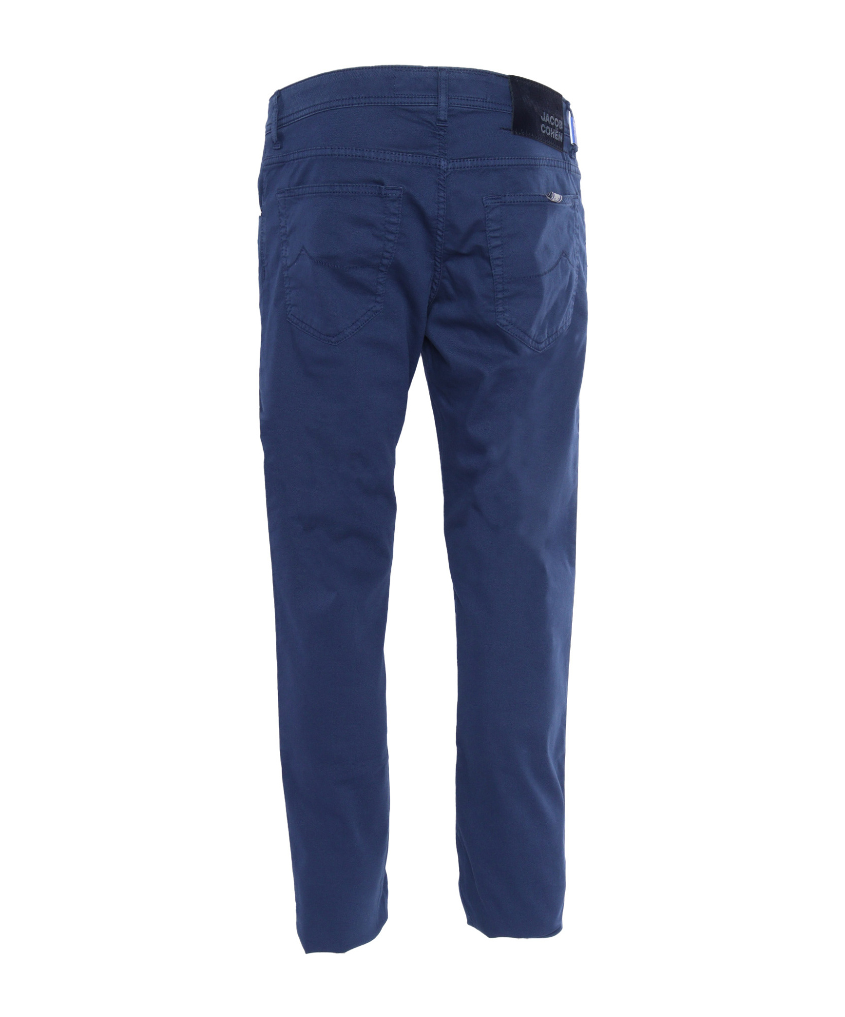 Jacob Cohen Low-rise Straight-leg Corduroy Trousers In Blue
