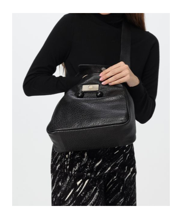 Shop Marni Flip Shoulder Bag In Black