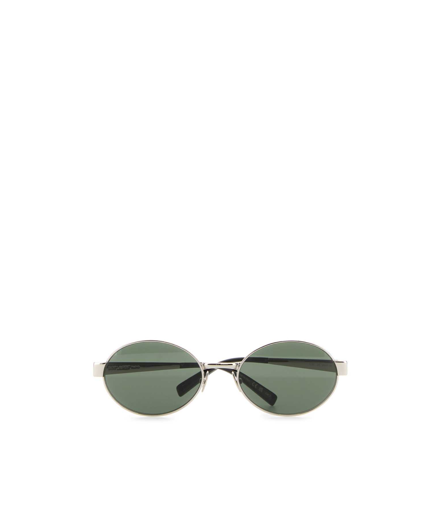 Saint Laurent Sl 692 Round-frame Sunglasses In Green