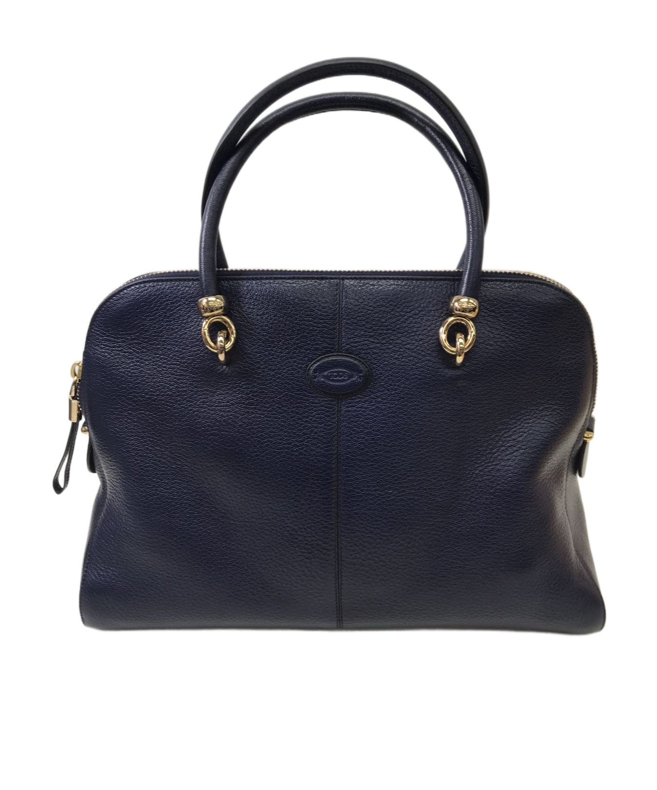 Tod's Zippered Shoulder Bag In Black