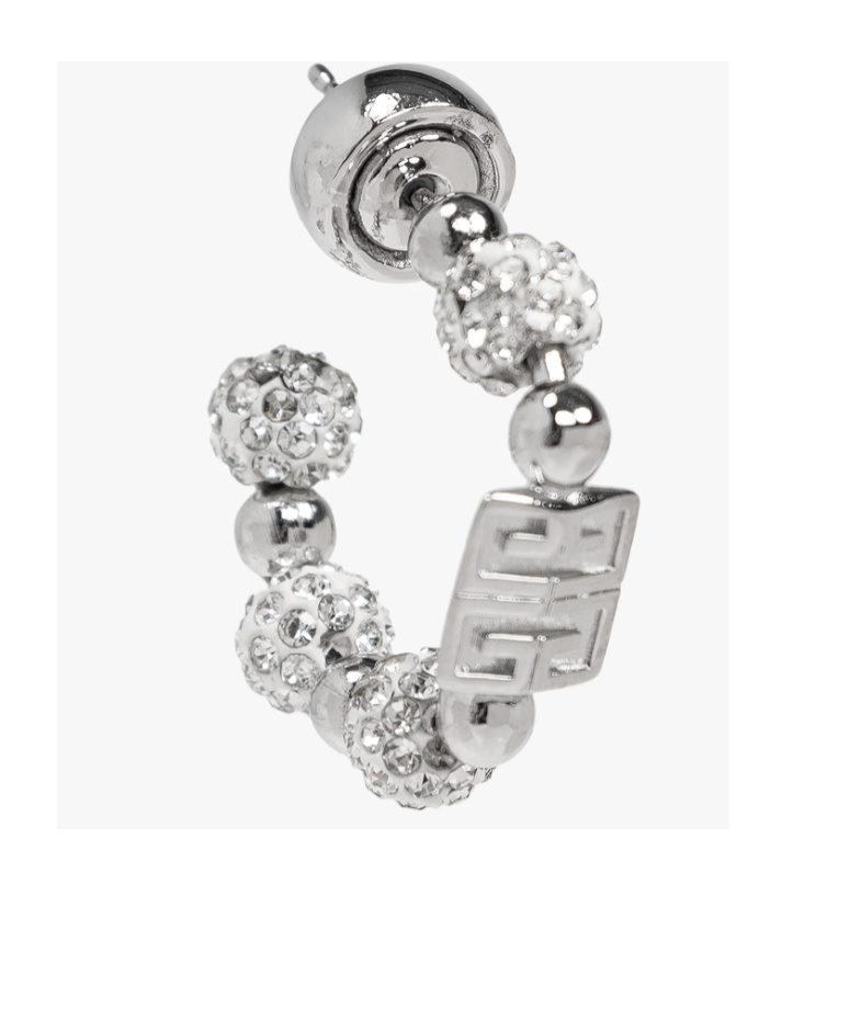 Givenchy Ring Earrings In Gray