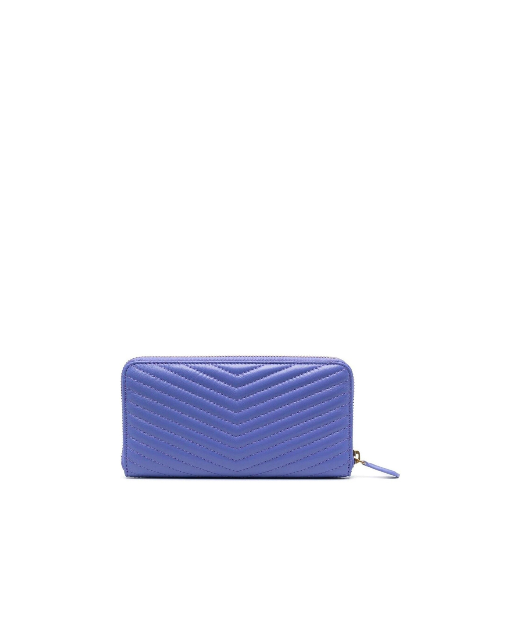 Shop Pinko Ryder Logo Plaque Zipped Wallet In Blue