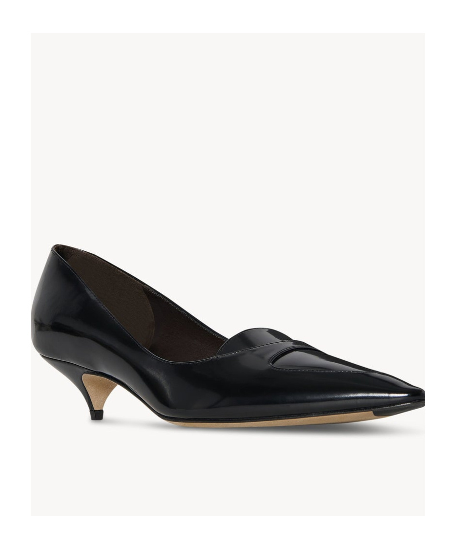 The Row Liisa Distressed Kitten-heel Pumps In Black