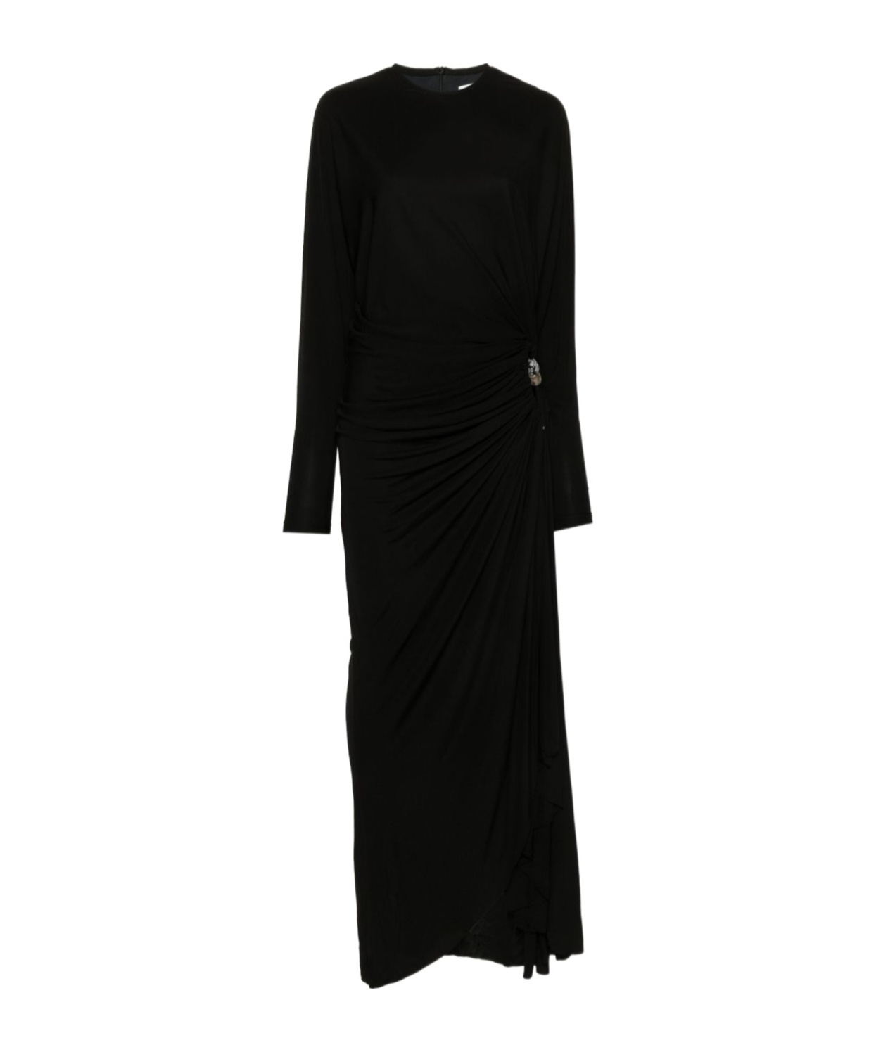 Christopher Esber Helix Side-slit Maxi Dress In Black