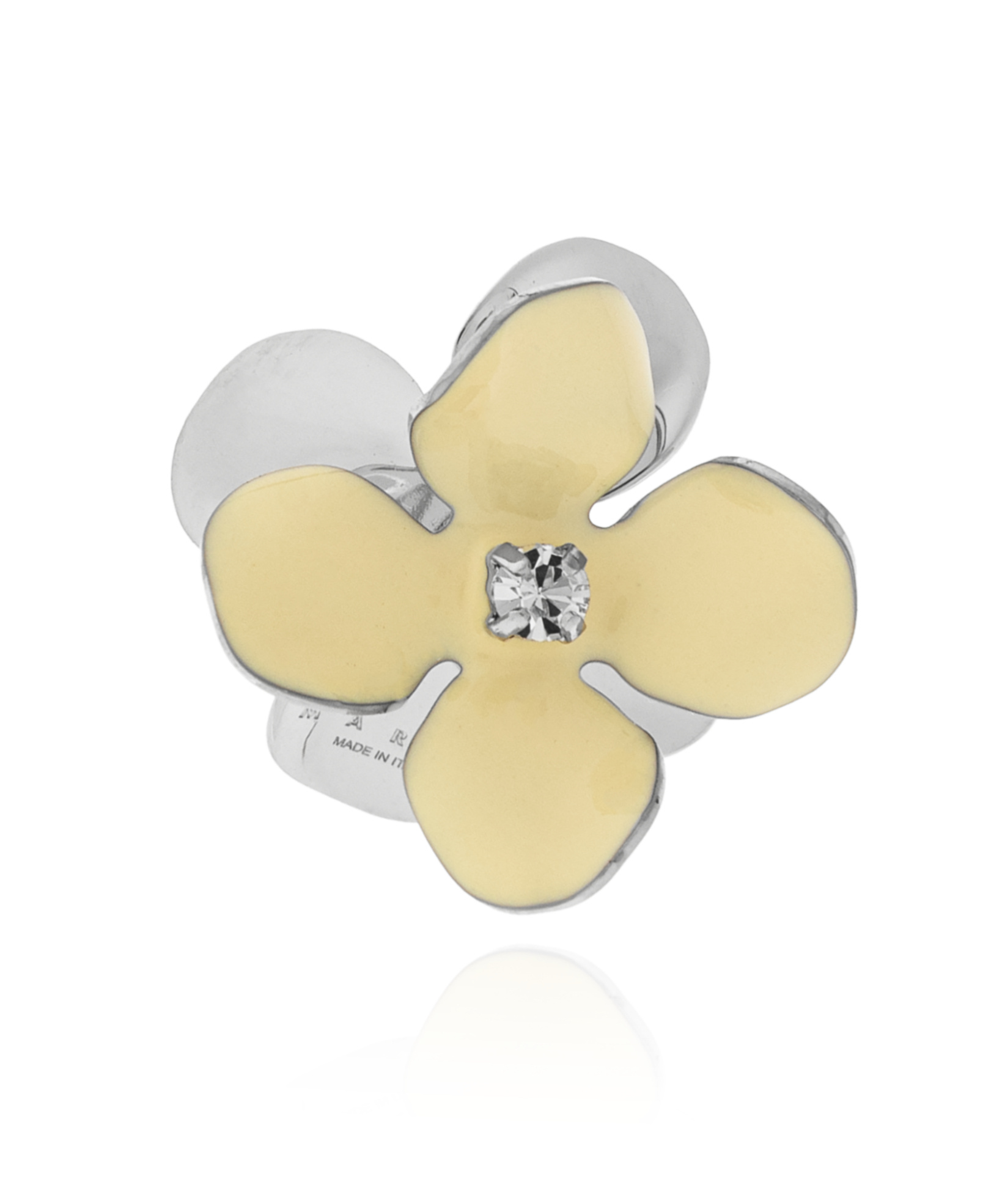 Marni Embellished Floral Motif Earrings In Gold