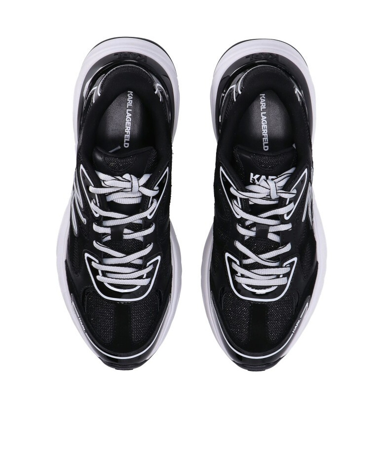 Shop Karl Lagerfeld Komet Sneakers In Black