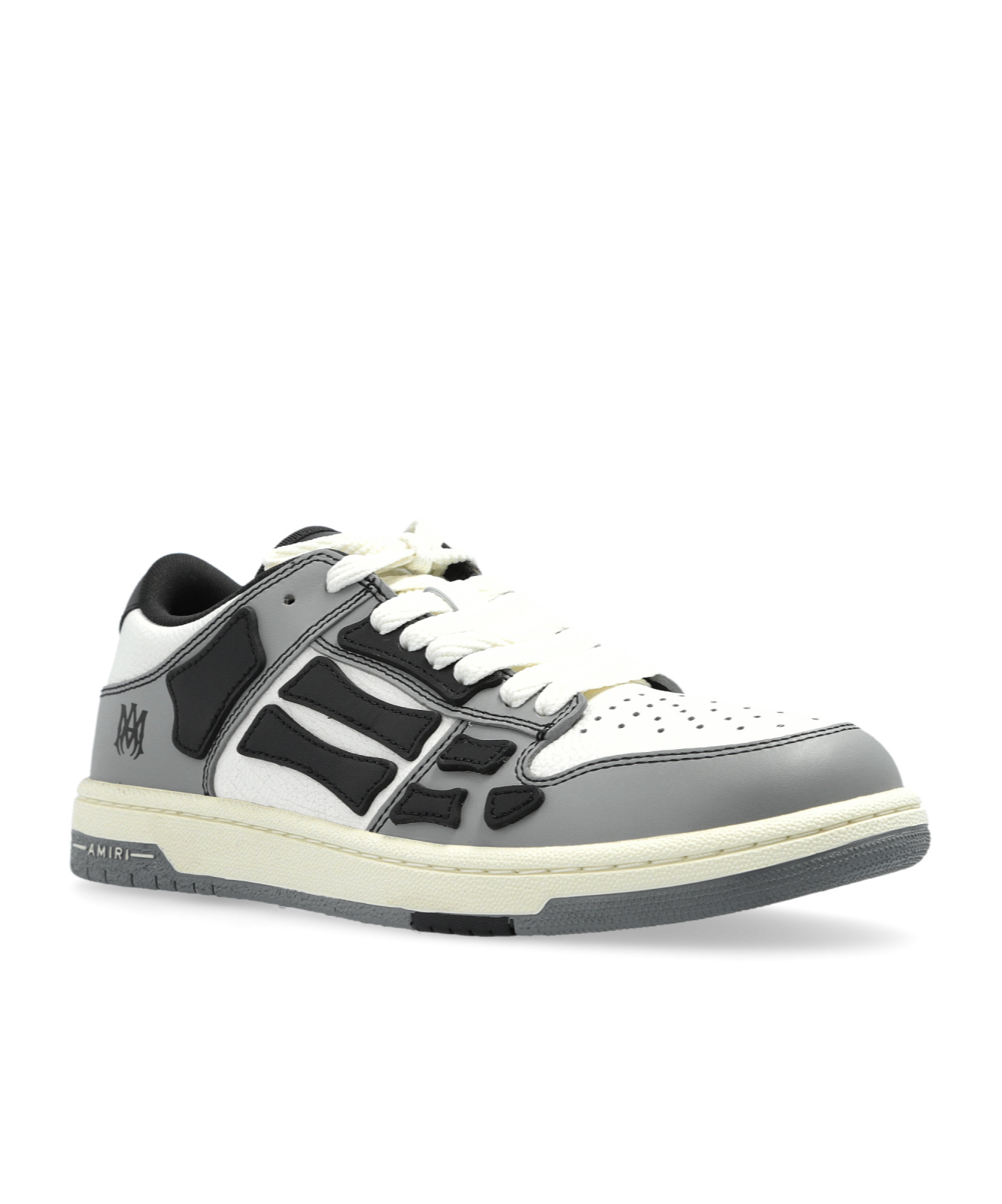 Amiri Varsity Skeleton Low Top Sneaker In White