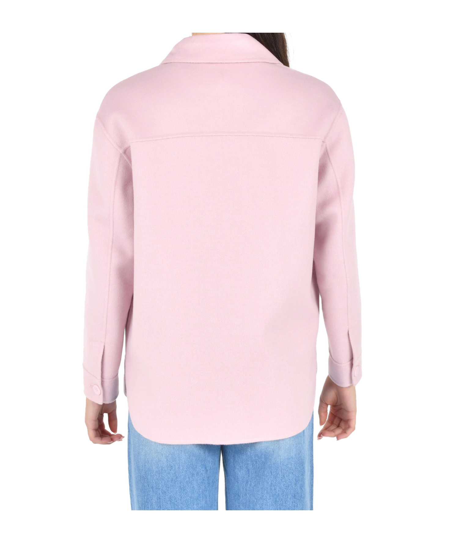 Max Mara Shirt-style Jacket In Pink
