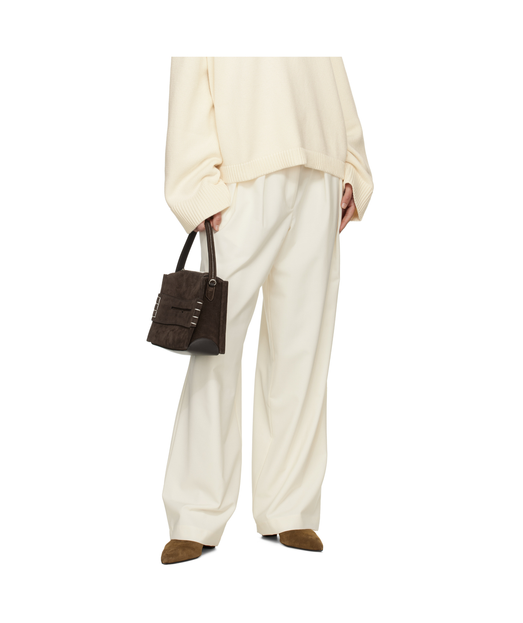 THE FRANKIE SHOP RIPLEY PLEATED TROUSERS