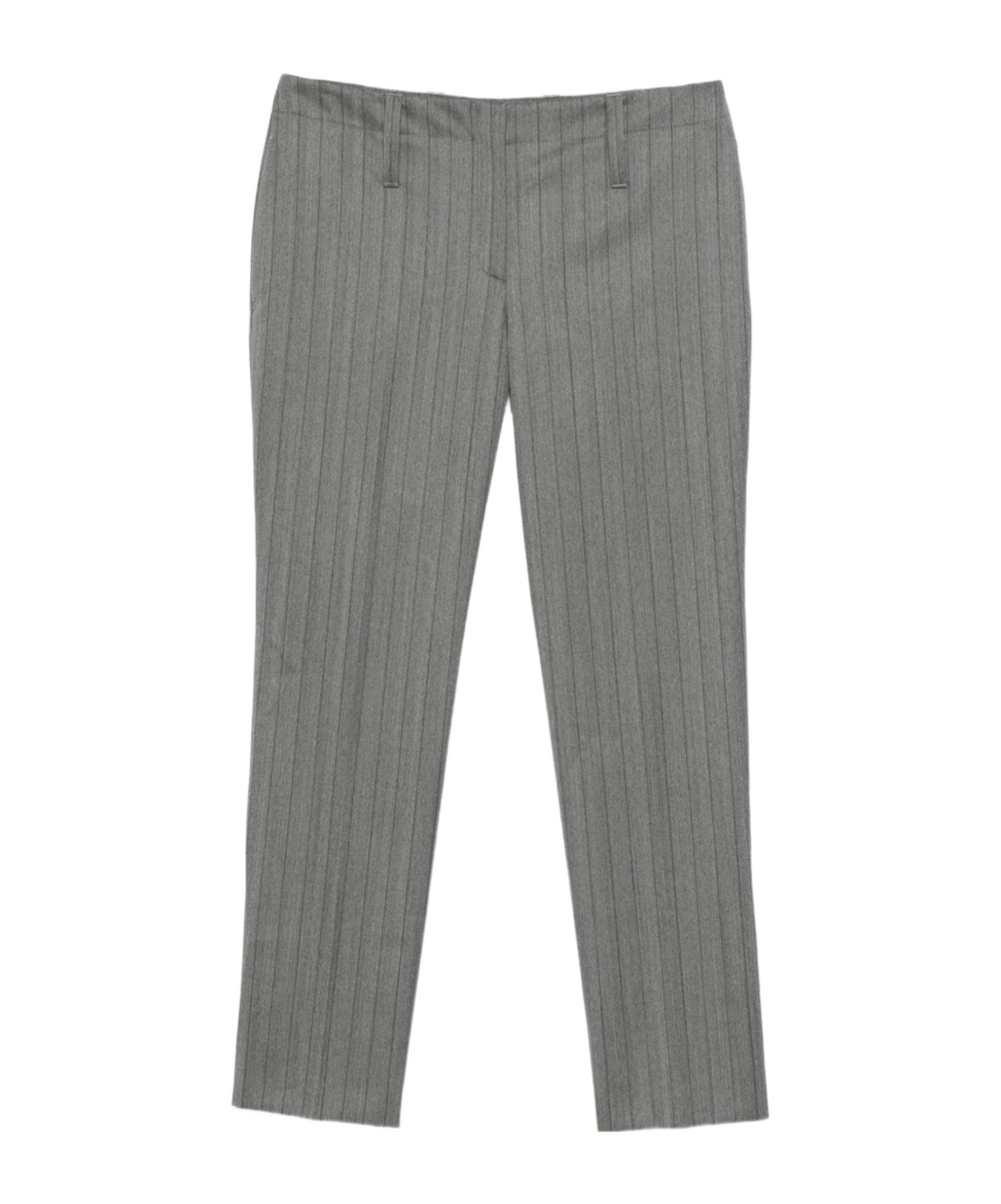 Alexander Mcqueen Belt Loops Slacks In Gray