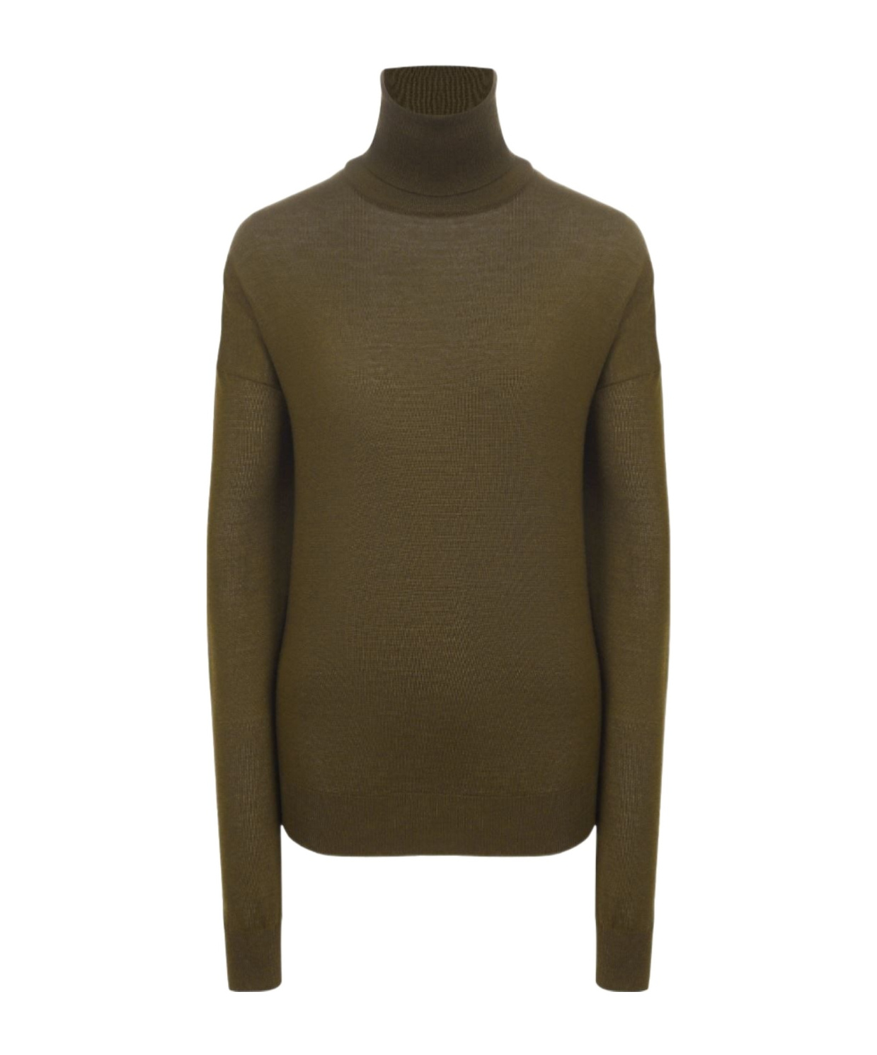 Saint Laurent Turtleneck Sweater In Green