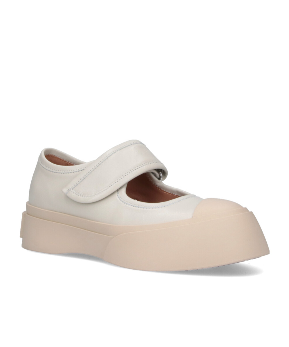 Marni Mary Jane Round-toe Sneakers In Pink