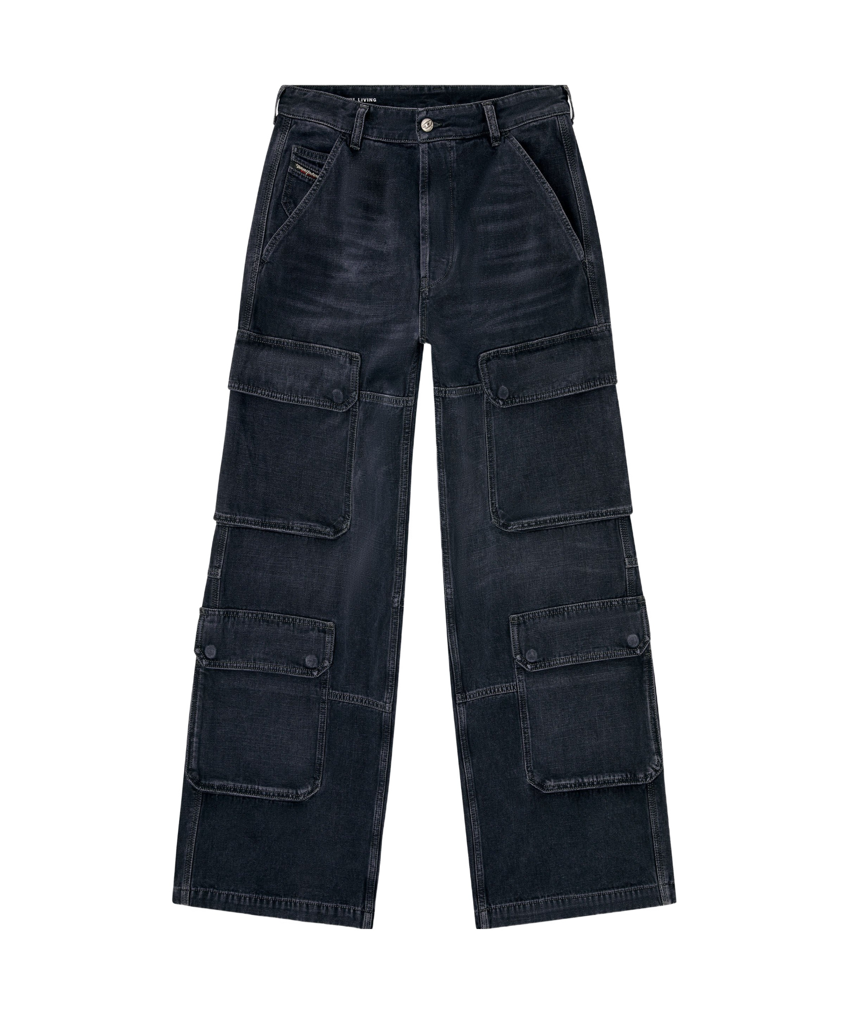 DIESEL DIESEL D-TOUCH-CARGO RELAXED JEANS
