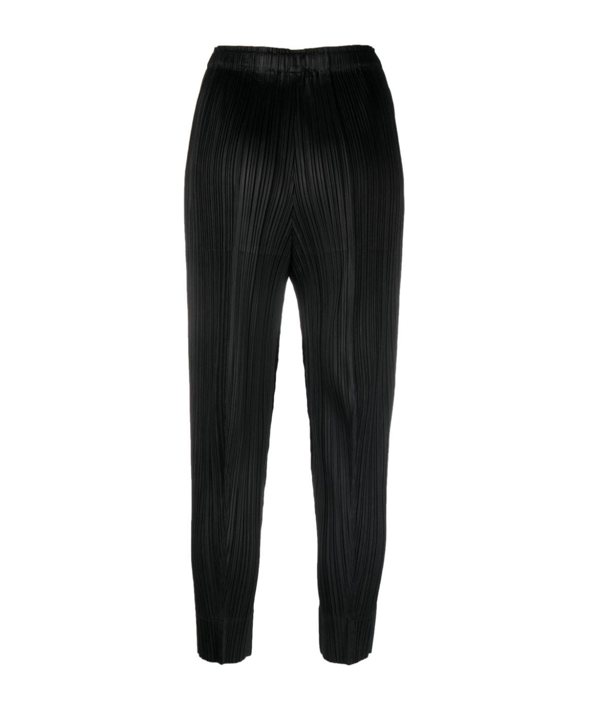 Shop Issey Miyake Monthly Colors September Tapered Trousers In Black
