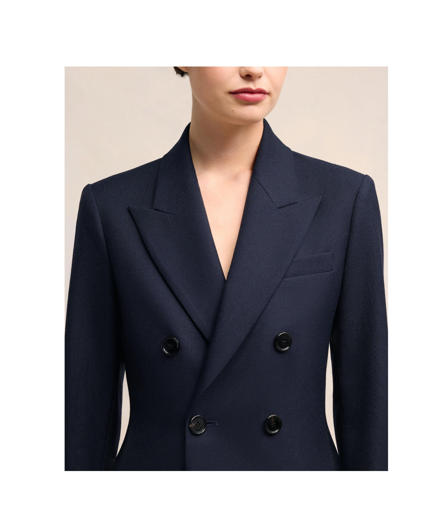 Ami Alexandre Mattiussi Long-sleeved Suit Coat In Black