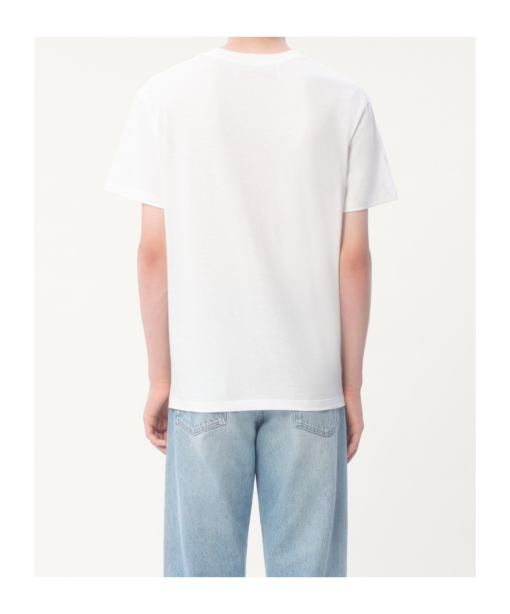 Valentino Vlogo Patch T-shirt With In White