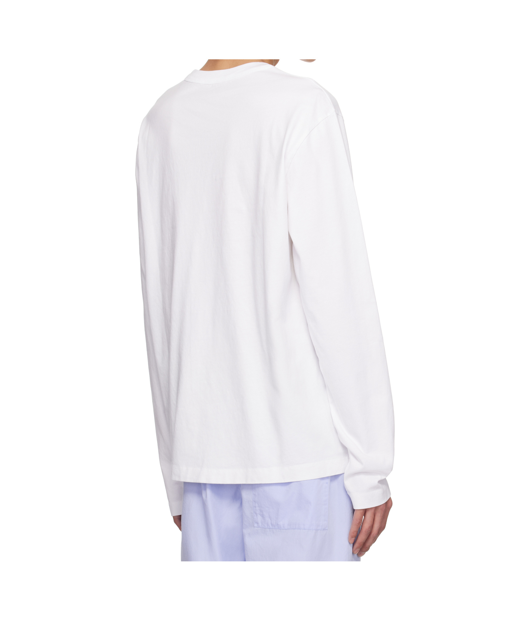 Tekla Long-sleeved T-shirt In White