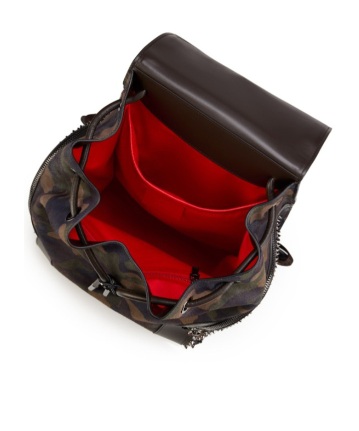 Christian Louboutin Funky Foldover Top Backpack