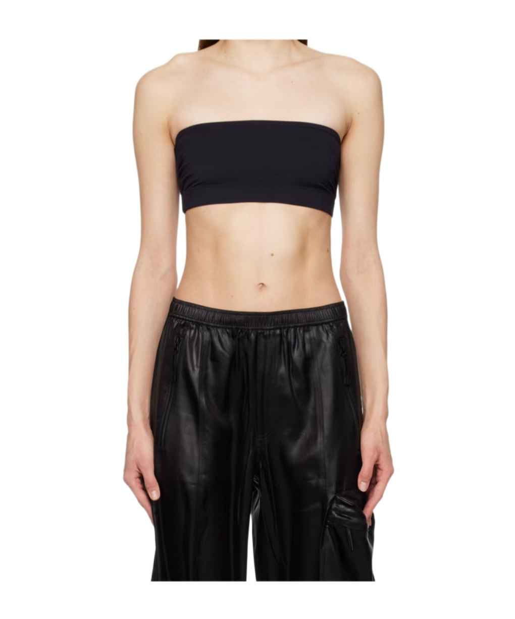 Filippa K Black Ruched Tank Top