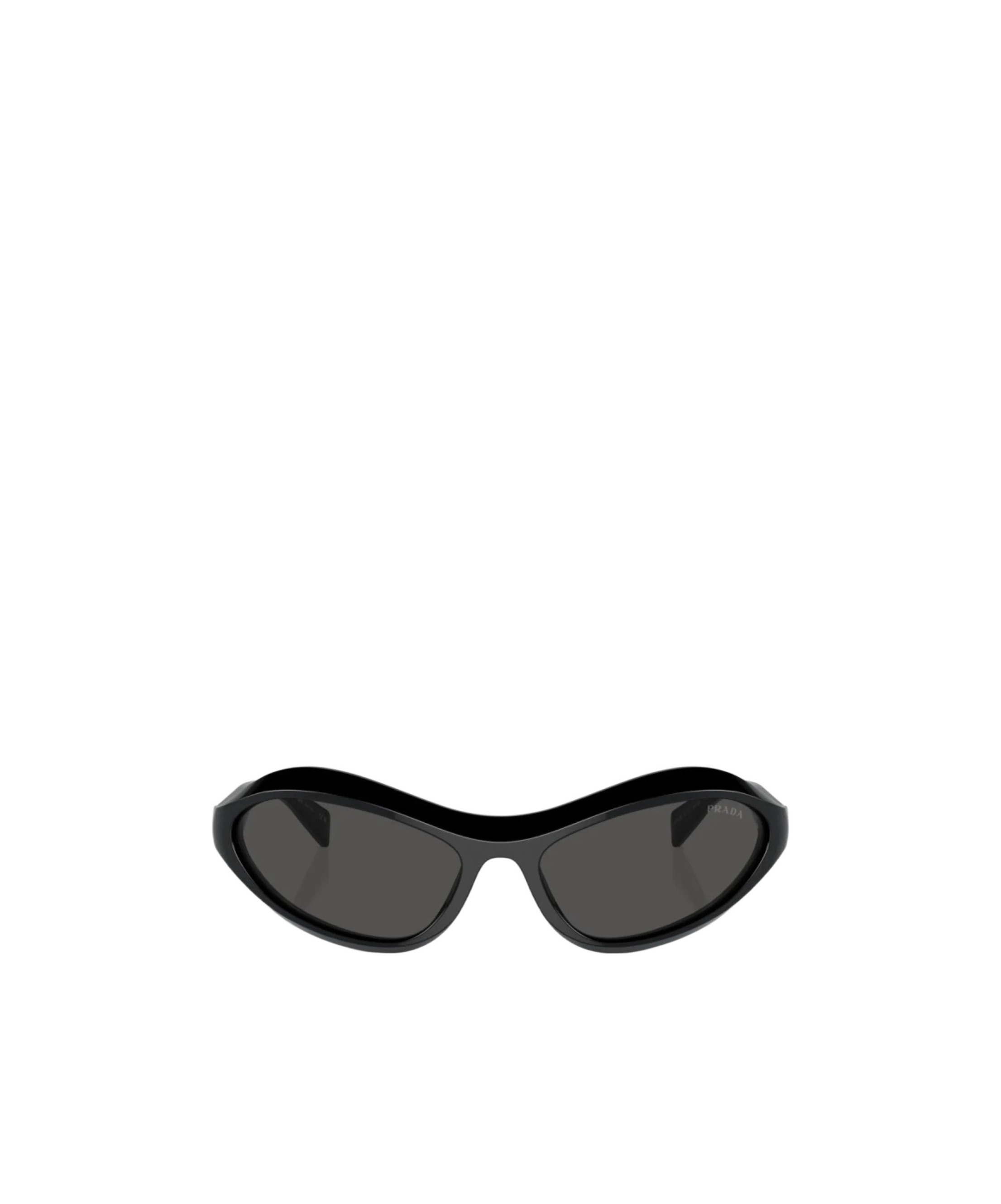 Prada Logo Sunglasses In Black